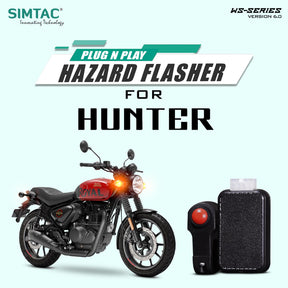 Simtac with switch hazard flasher for royal enfield hunter (HNTR-WS6)