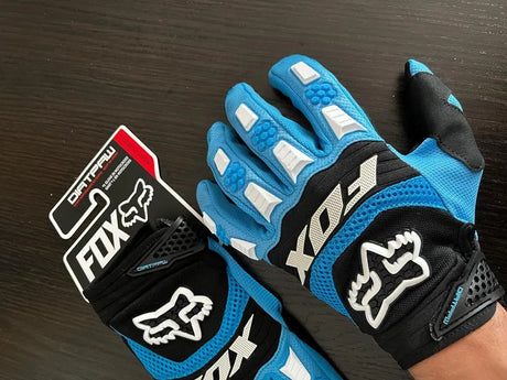 DIRTPAW Motocross Gloves  F.O.X  - Blue white black