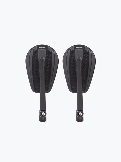 Inverted Alloy CNC Carbon Fiber Curve Mirror - Moto Modz
