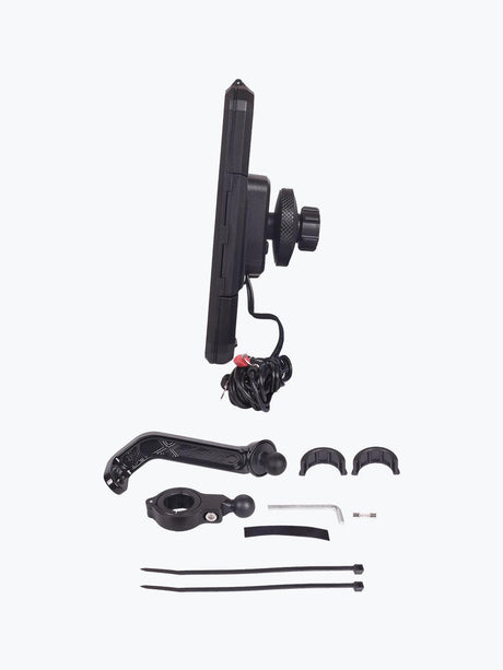 JB M18L-A2-MO With Vibration Damper Wireless Charger Long Mirror Mount - Moto Modz