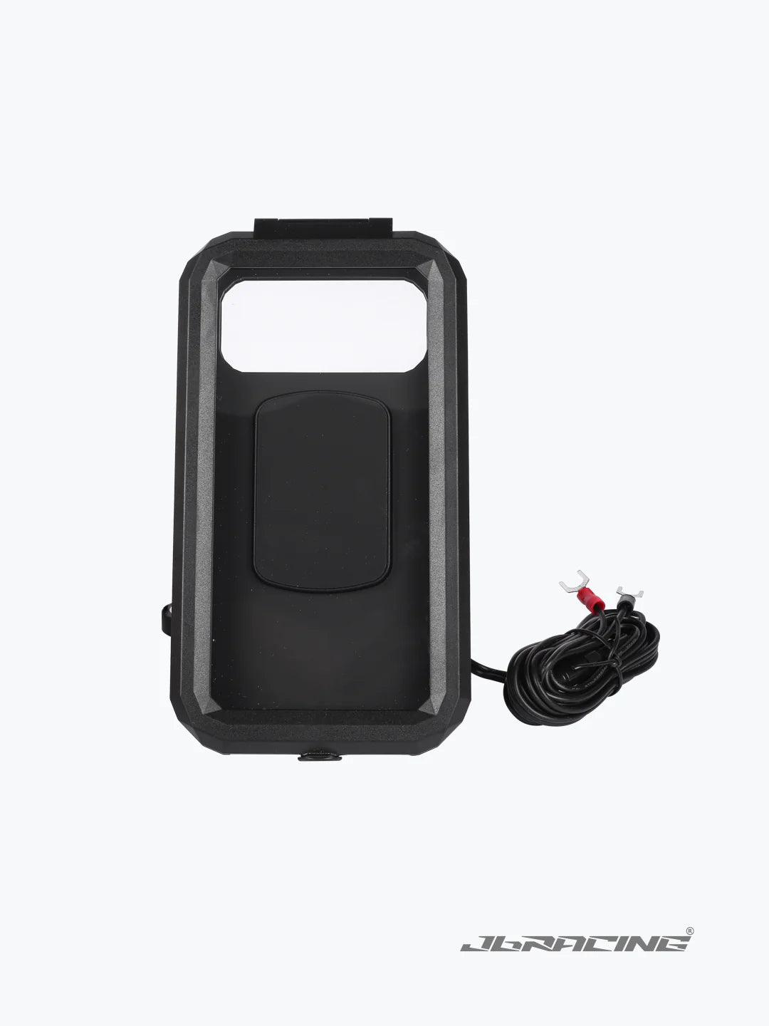 JB Racing M18S-A4 Mobile Charger Mirror Mount - Moto Modz