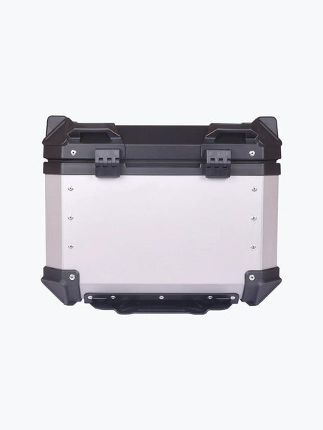 Jb Racing Top Case 45L Silver Premium With Back Rest Pad - Moto Modz