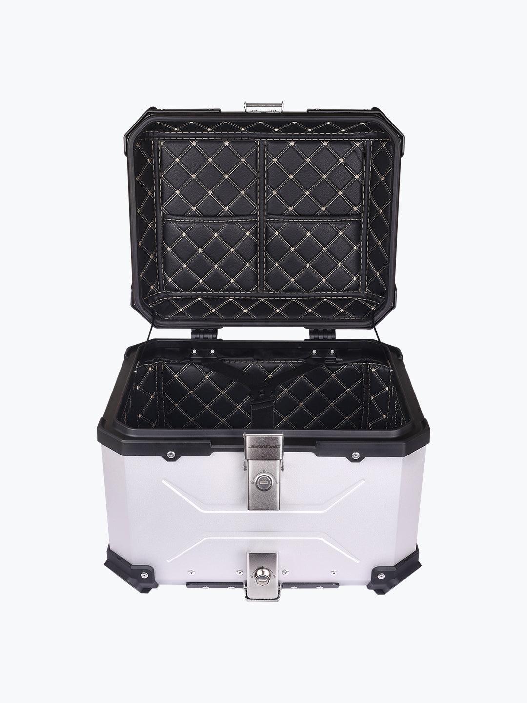 Jb Racing Top Case Space X 45L Premium With Back Rest Pad - Moto Modz