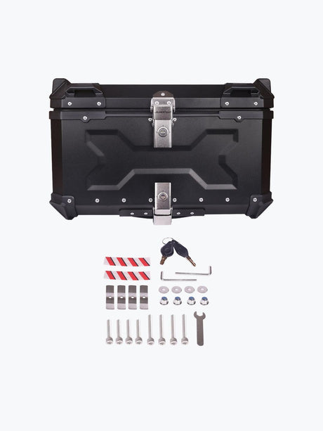 Jb Racing Top Case X 65L Premium With Back Rest Pad - Moto Modz