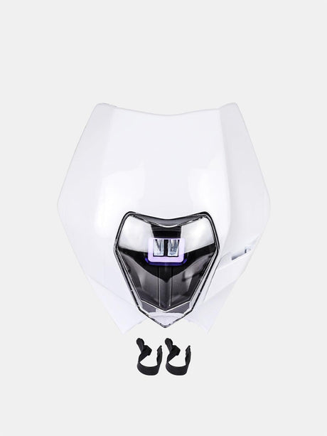 KTM Universal Rally Type LED Headlight With DRL - Moto Modz