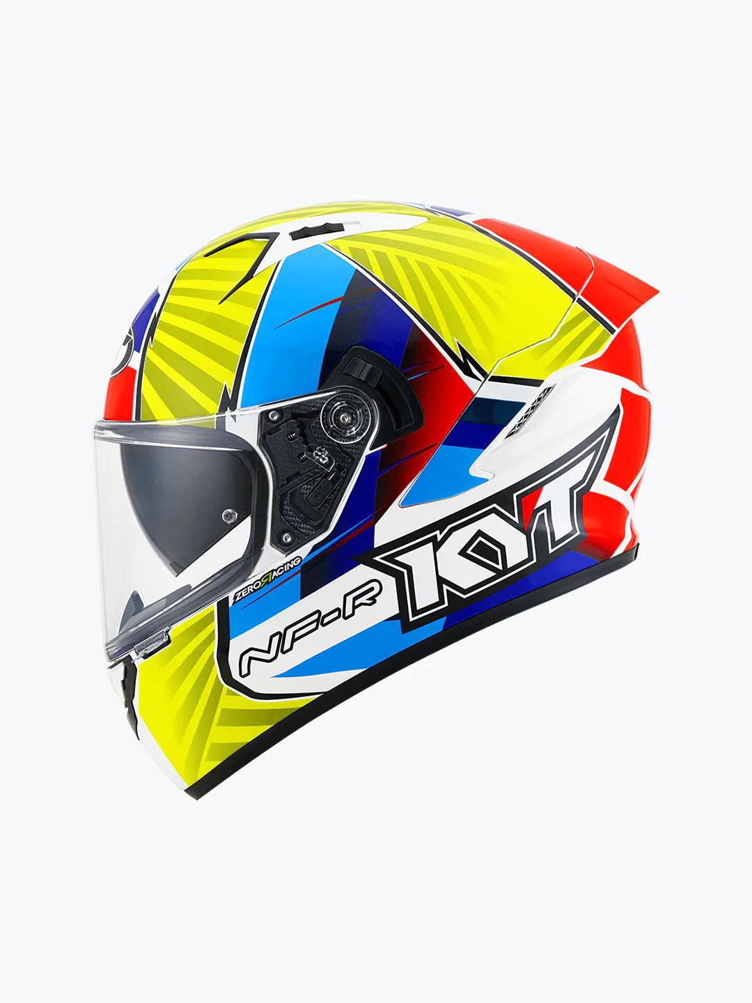 KYT NFR XAVI FORES 2021 REP.ORIG BLUE RED YELLOW - Moto Modz