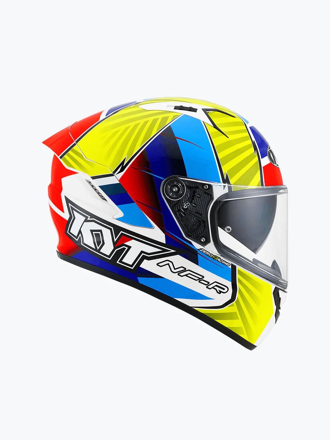KYT NFR XAVI FORES 2021 REP.ORIG BLUE RED YELLOW - Moto Modz
