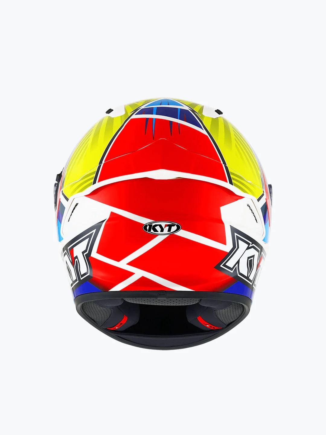 KYT NFR XAVI FORES 2021 REP.ORIG BLUE RED YELLOW - Moto Modz