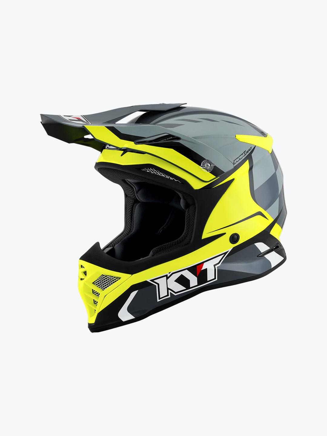 KYT SKYHAWK GLOWING ANTHR / YELLOW - Moto Modz