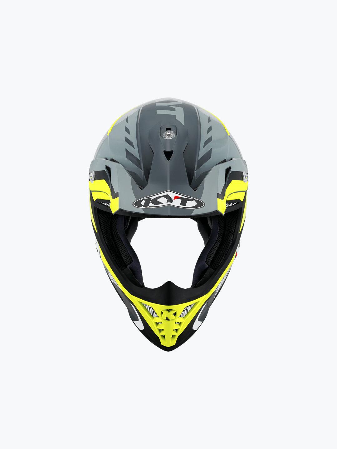 KYT SKYHAWK GLOWING ANTHR / YELLOW - Moto Modz