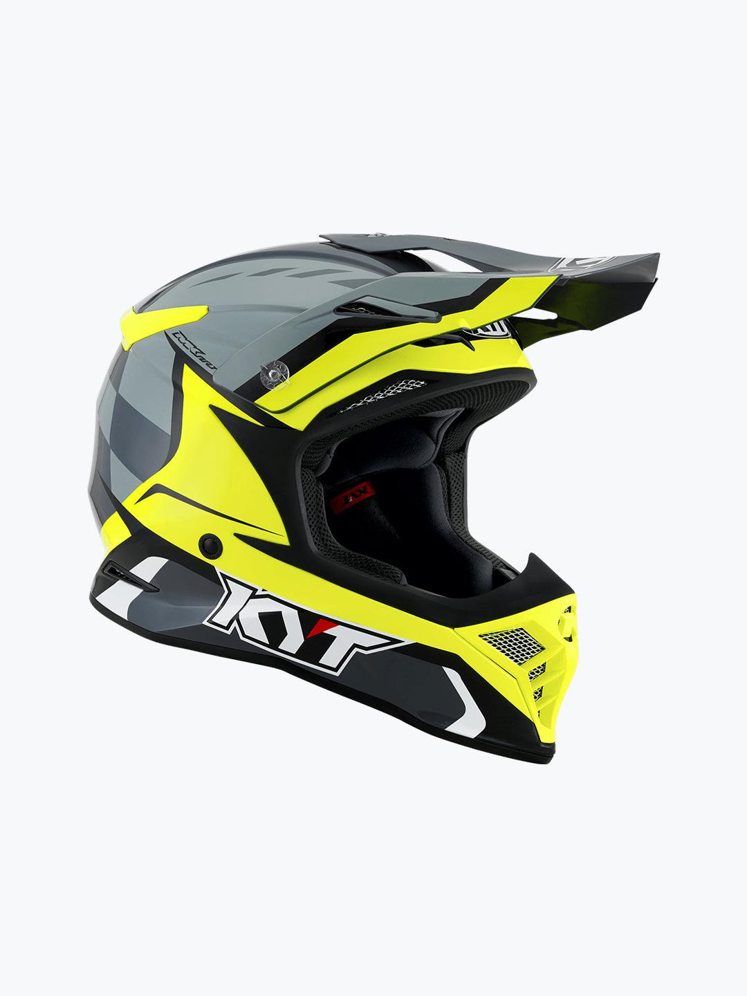 KYT SKYHAWK GLOWING ANTHR / YELLOW - Moto Modz