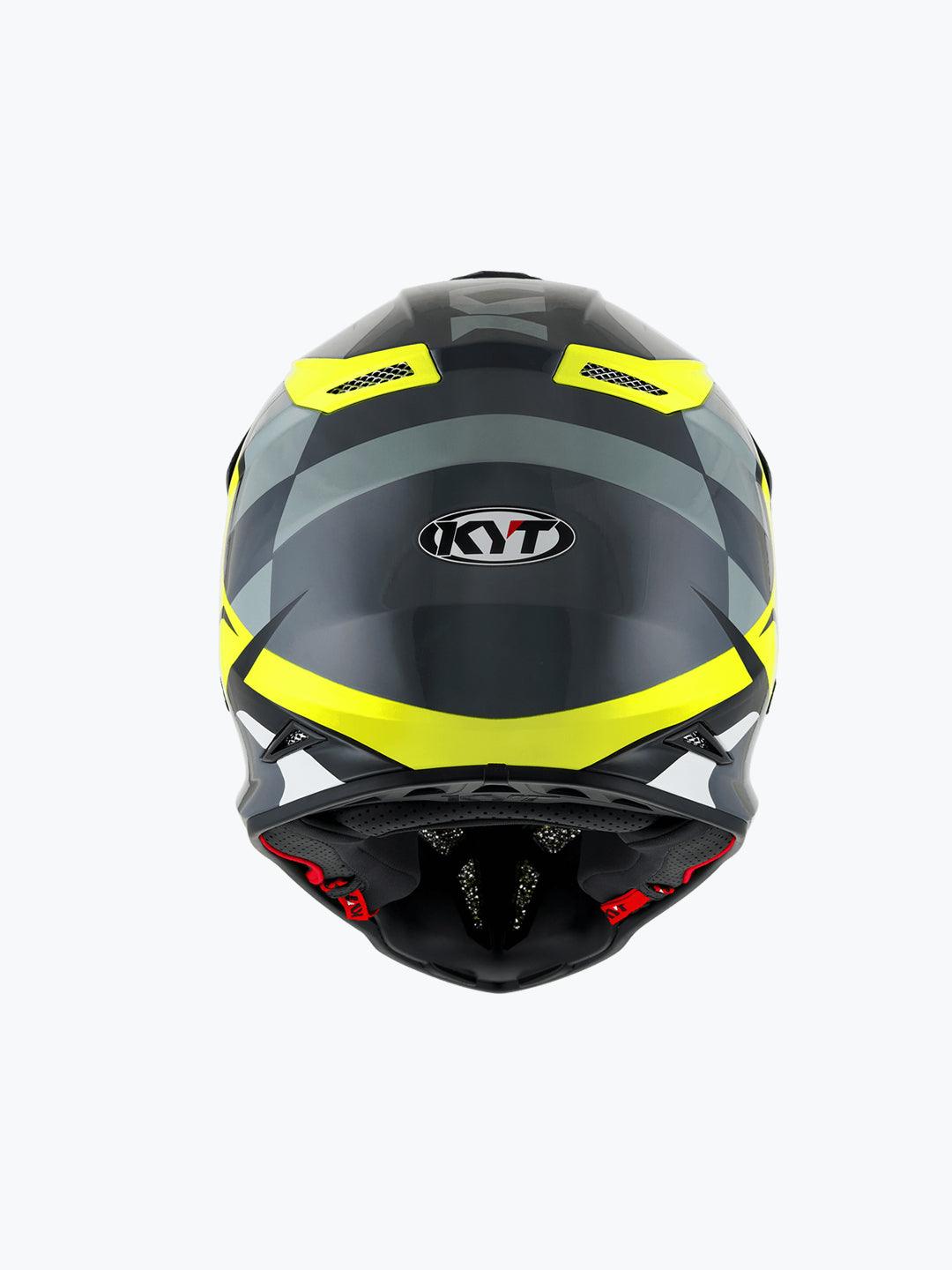 KYT SKYHAWK GLOWING ANTHR / YELLOW - Moto Modz