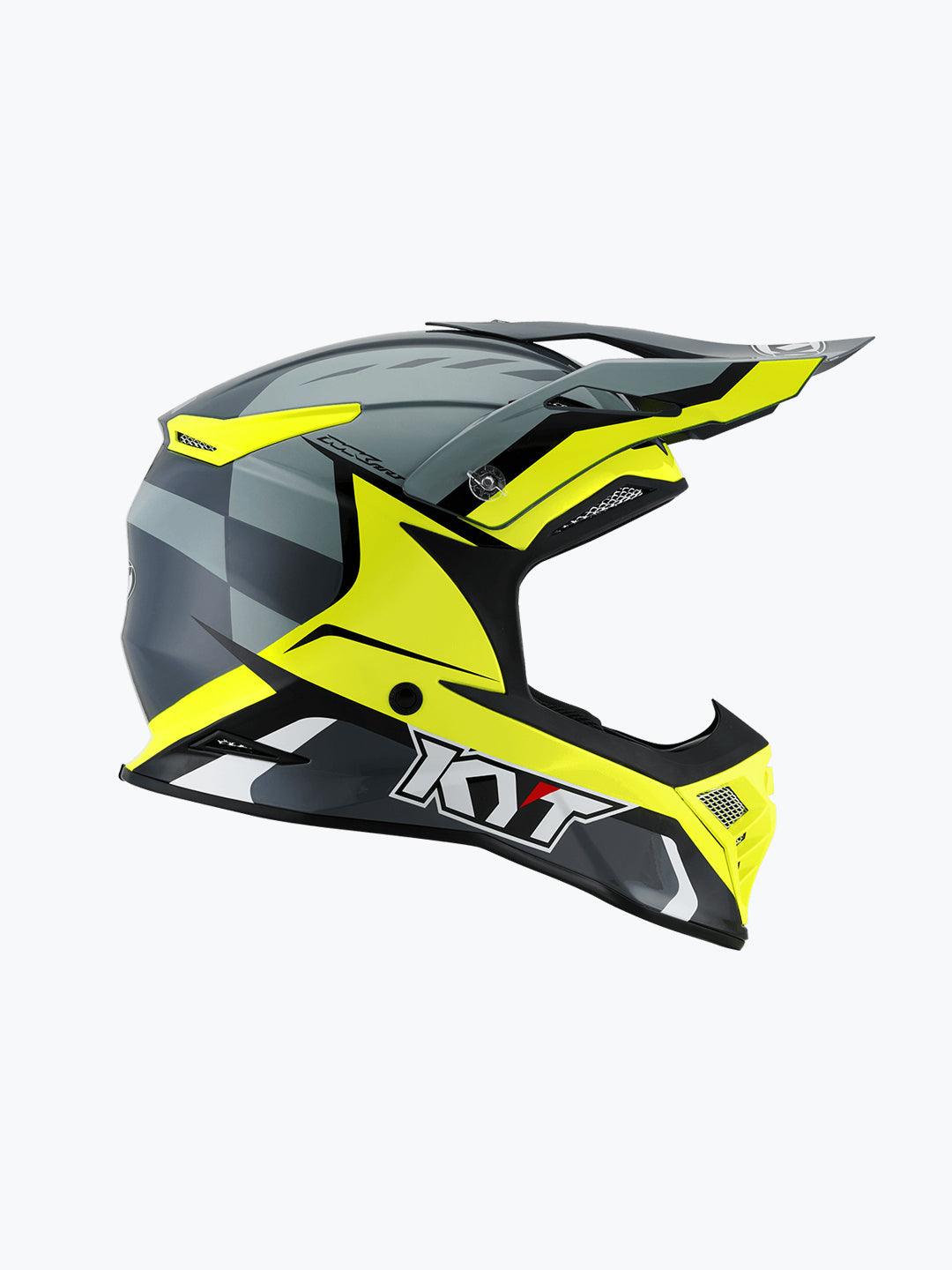 KYT SKYHAWK GLOWING ANTHR / YELLOW - Moto Modz