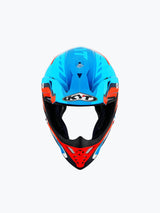 KYT SKYHAWK GLOWING BLUE ORANGE FLUO - Moto Modz