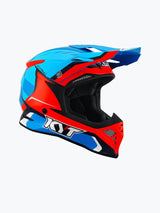 KYT SKYHAWK GLOWING BLUE ORANGE FLUO - Moto Modz