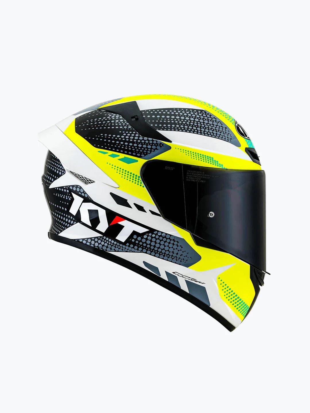 KYT TT Course Gear Black Yellow - Moto Modz