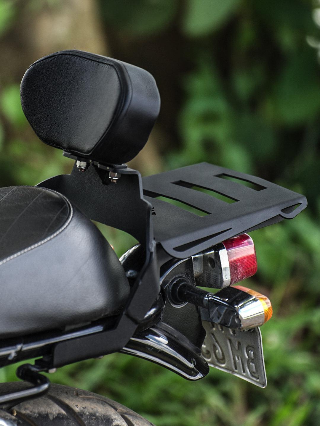 LCB Interceptor Backrest With Carrier From Moto Modz.