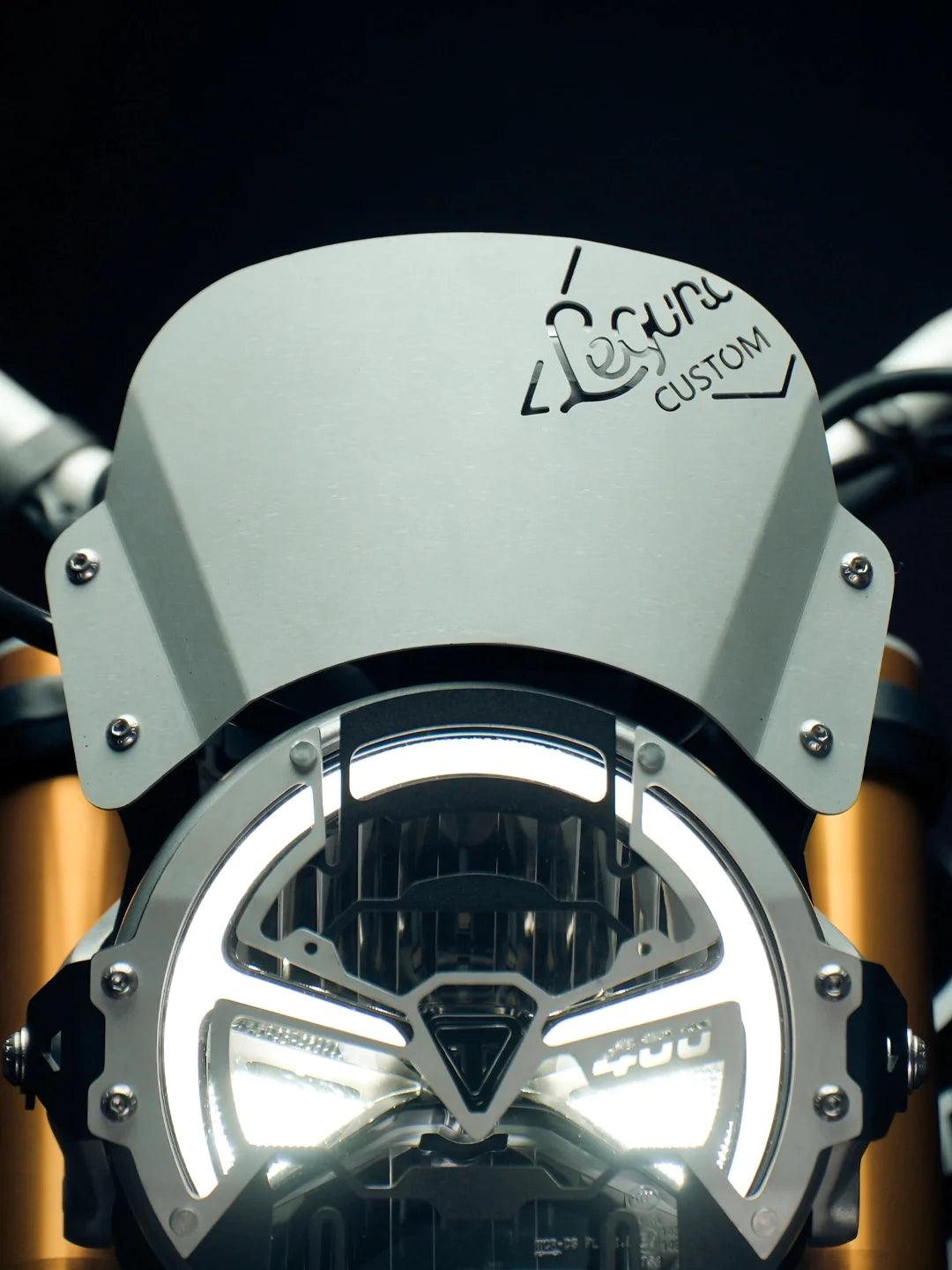 LCB Triumph Speed 400 Zephyr Aluminium Visor From Moto Modz.
