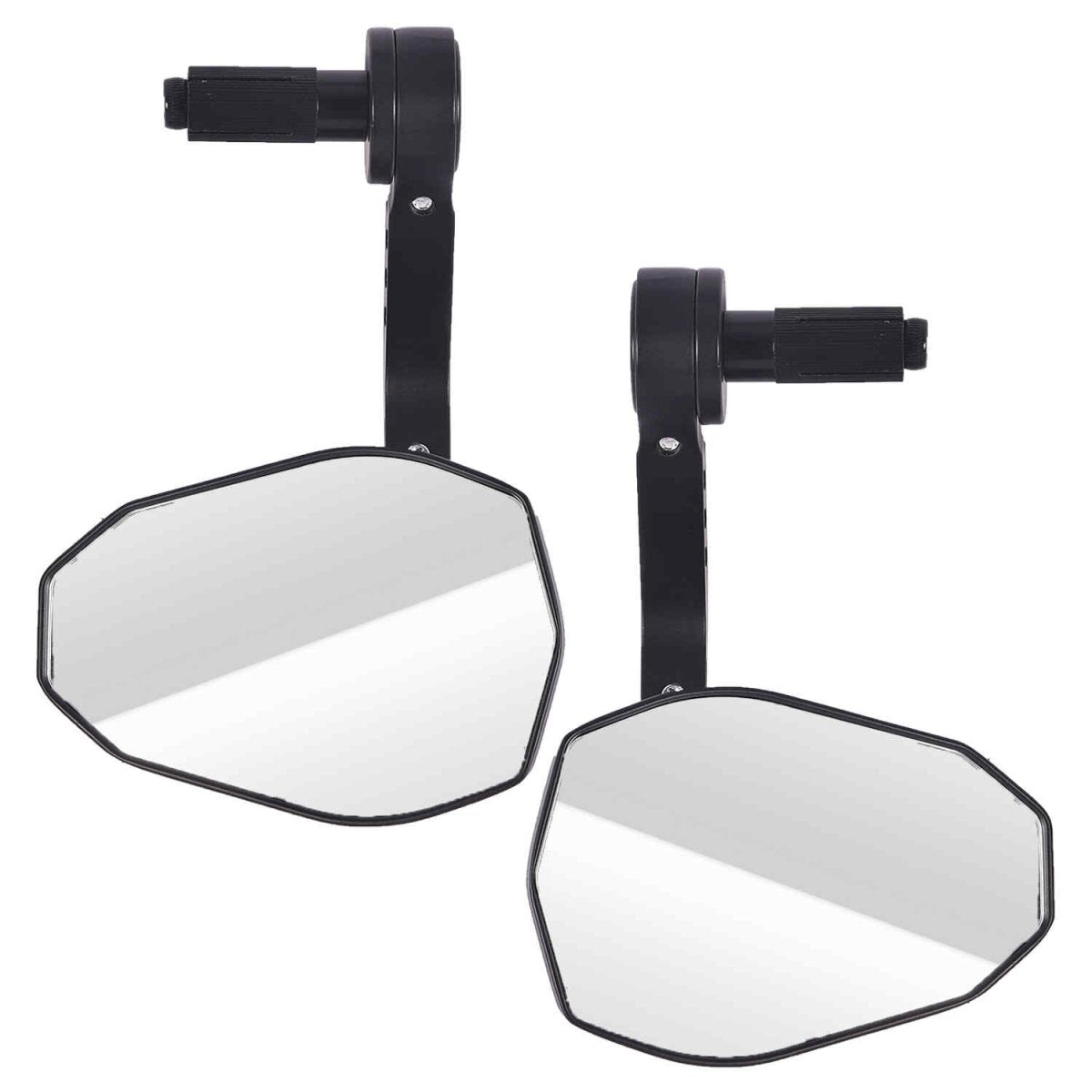 LGP Bar End Pentagon Mirror for Motorcycle Universal Fit (Set of 2)