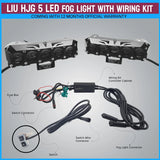 LIU HJG ORIGINAL future eye 5 lens with wiring harness and switch dual colour yellow white compatible for all motorcycle , thar , jeep and cars