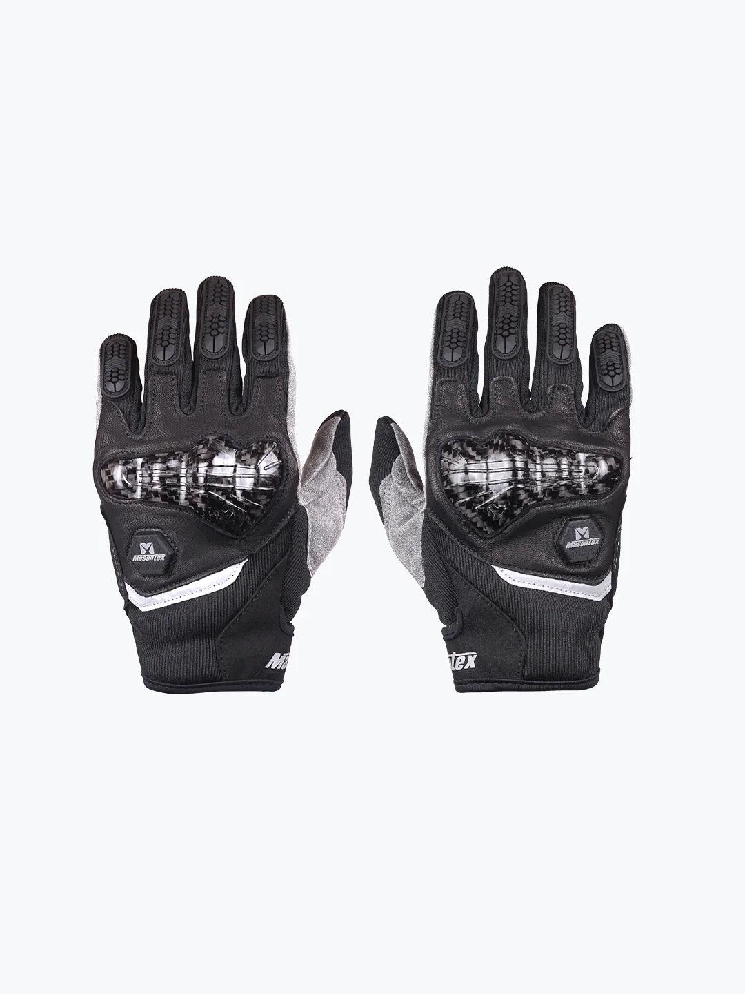Masontex Full Gloves Black M30IV Carbon - Moto Modz