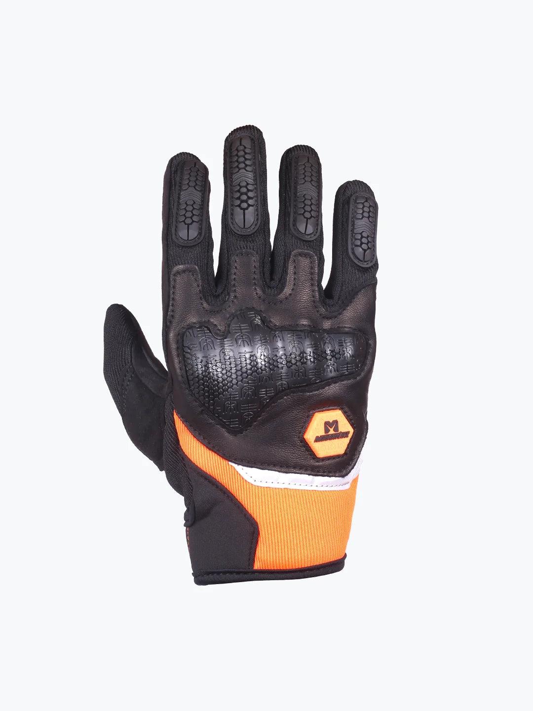 Masontex Full Gloves Black Orange M30IV - Moto Modz