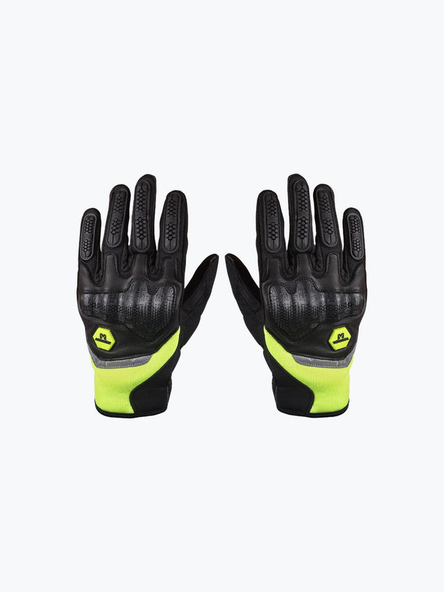 Masontex Gloves M30 IV Black Green - Moto Modz