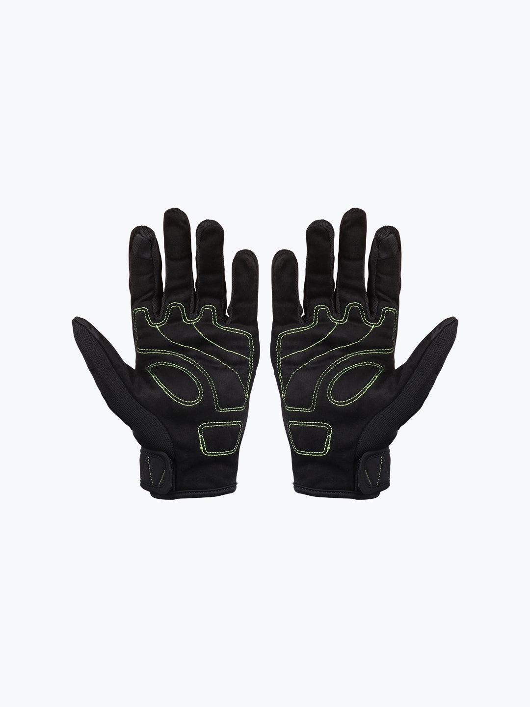 Masontex Gloves M30 IV Black Green - Moto Modz