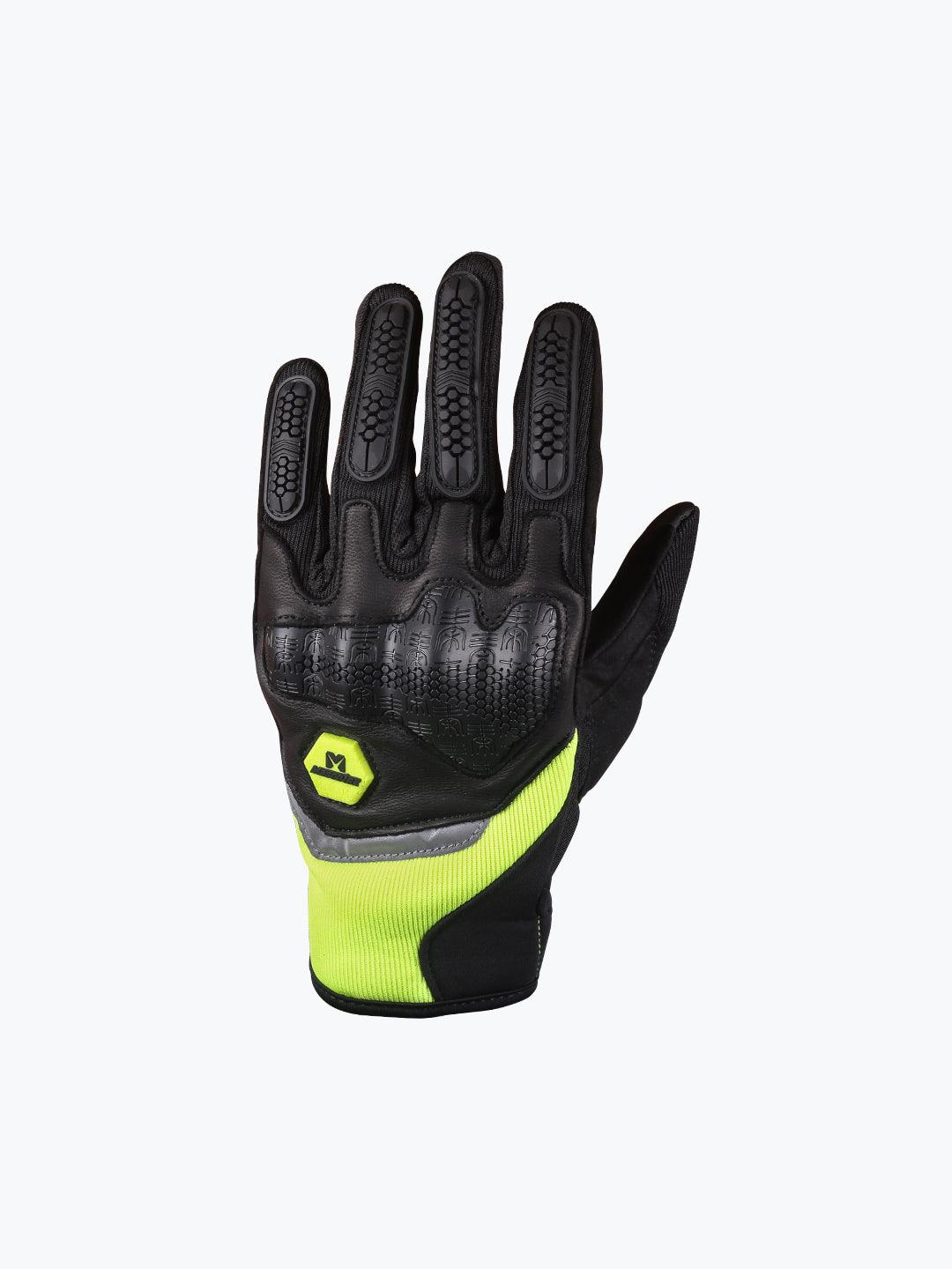 Masontex Gloves M30 IV Black Green - Moto Modz