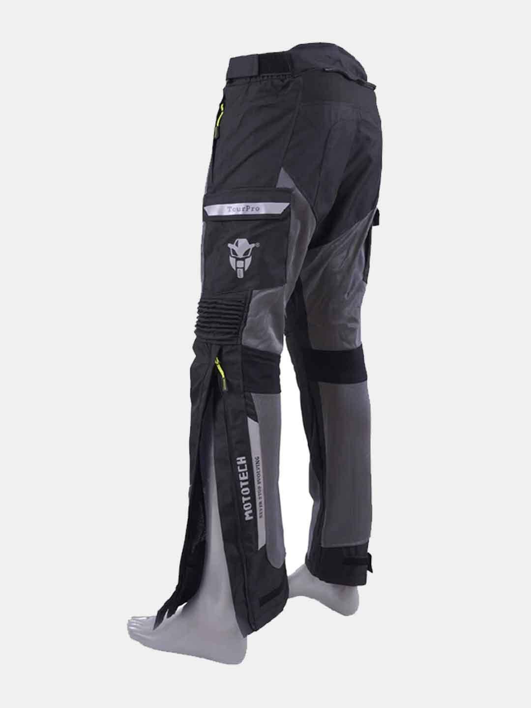 Mototech Aero TourPro Riding Pants -Level 2 Black Grey - Moto Modz