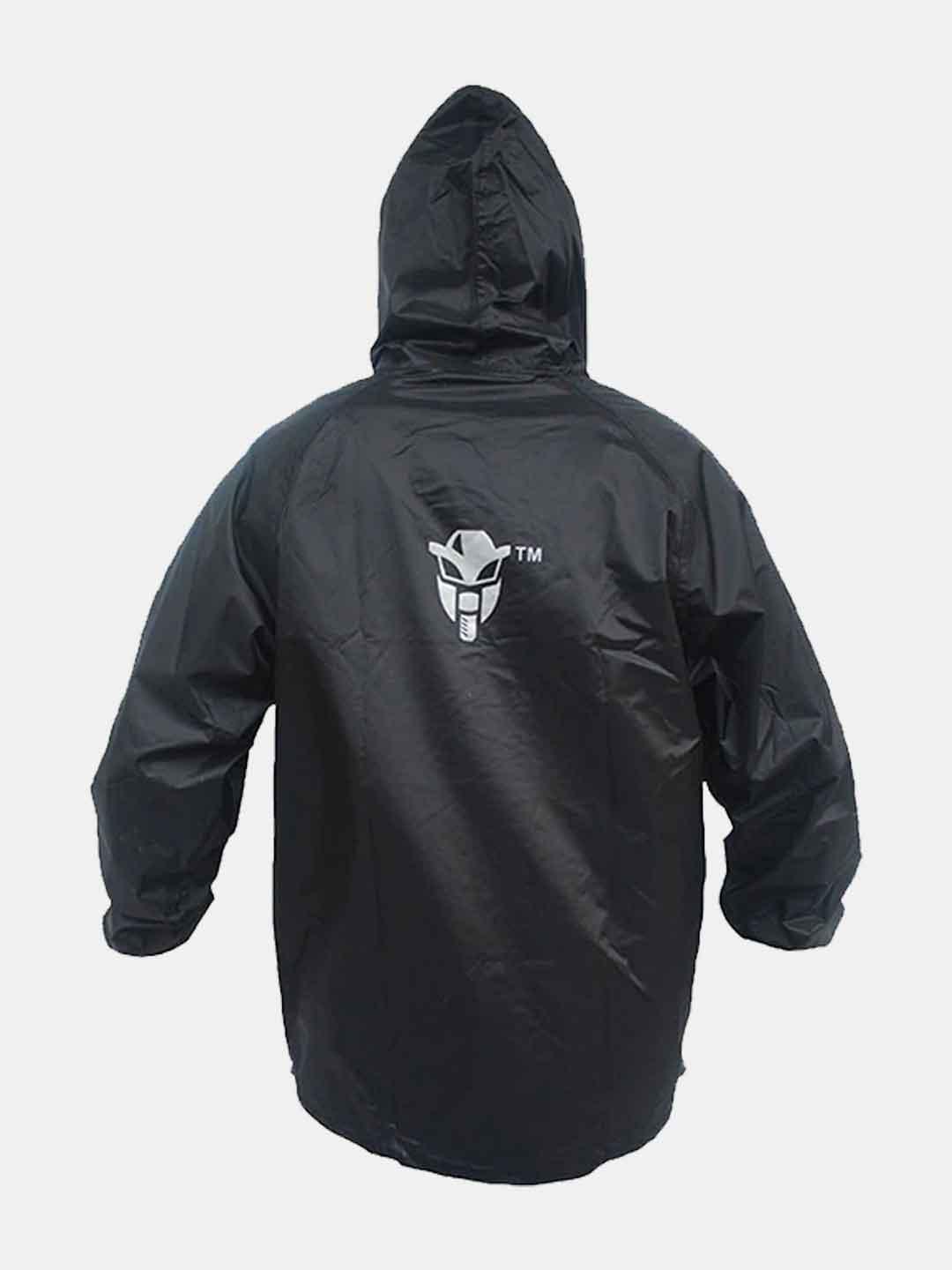Mototech Hurricane Rain Over Jacket- Black Orange - Moto Modz