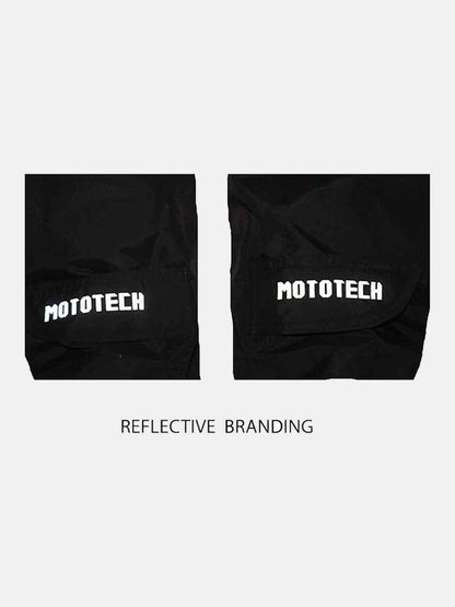 Mototech Hurricane Rain Overtrousers- Black - Moto Modz