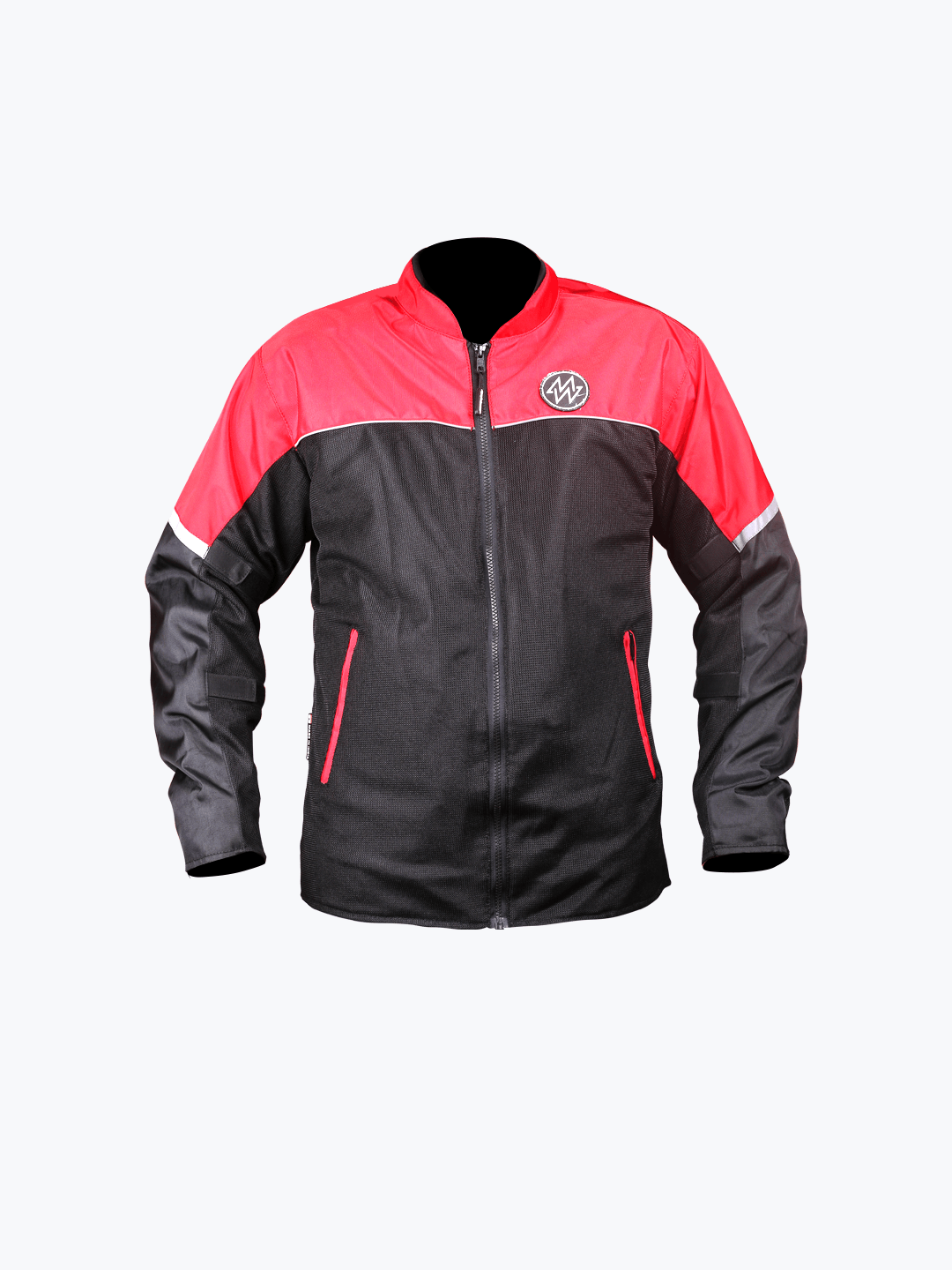 Motowear Freedom Riding Jacket - Black Red - Moto Modz