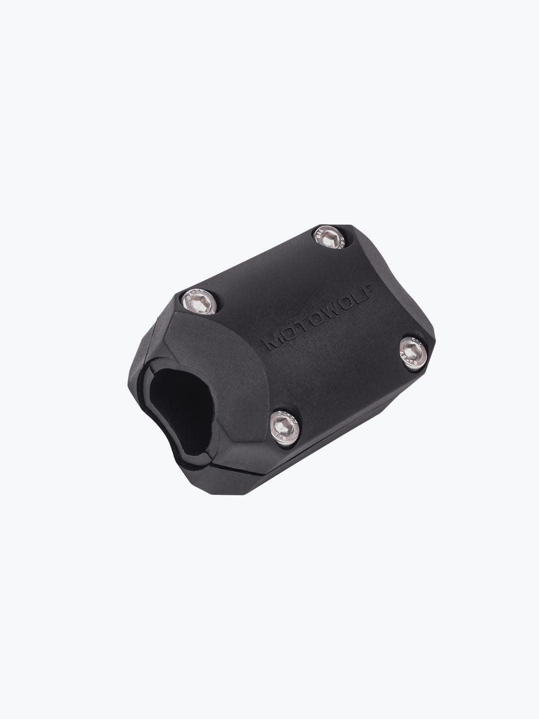 Motowolf Crash guard Protection Clip Square One piece Black - Moto Modz