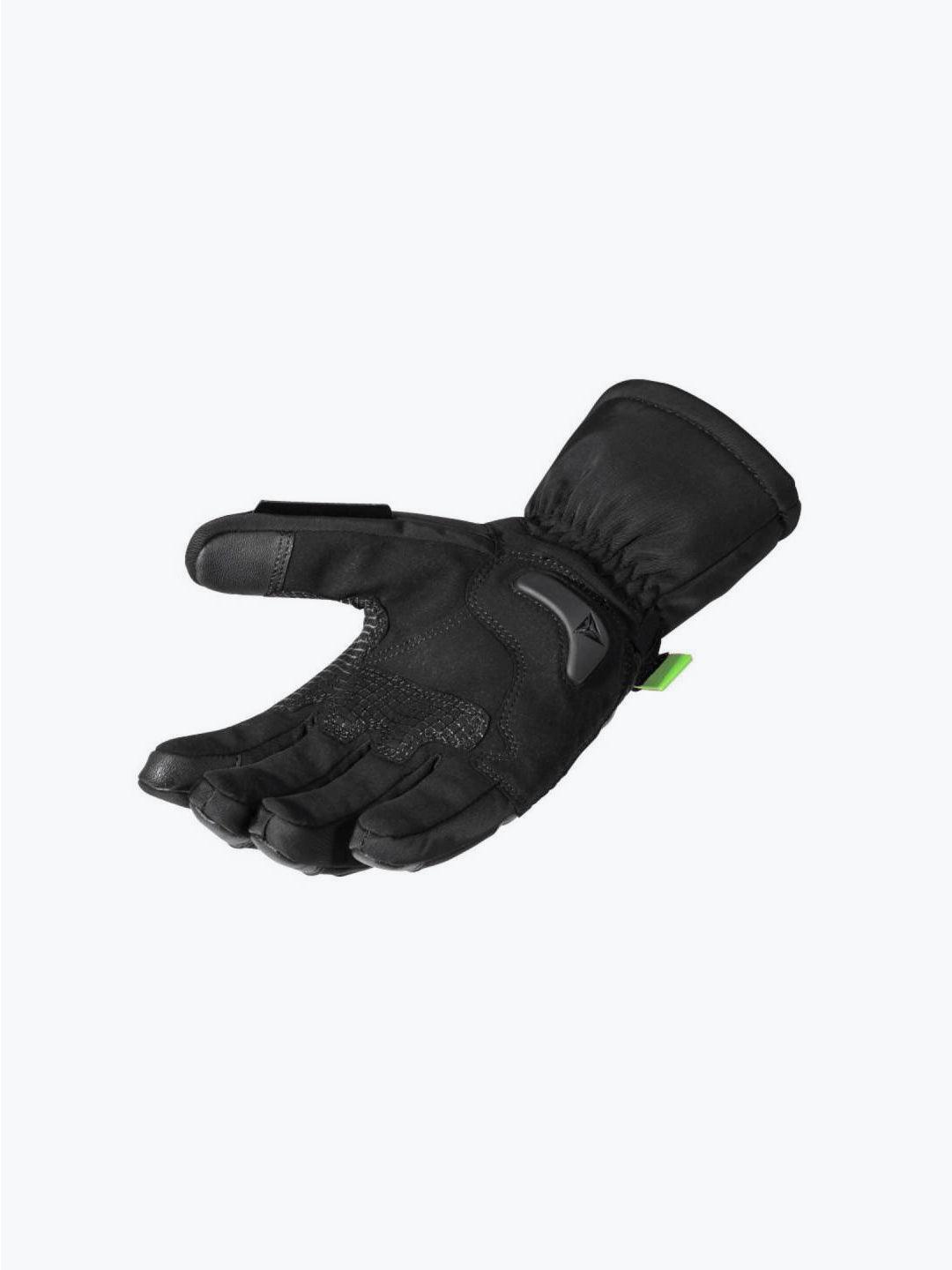 Motowolf Gloves Black Green 0318 - Moto Modz