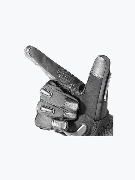 Motowolf Gloves Black Green 0318 - Moto Modz