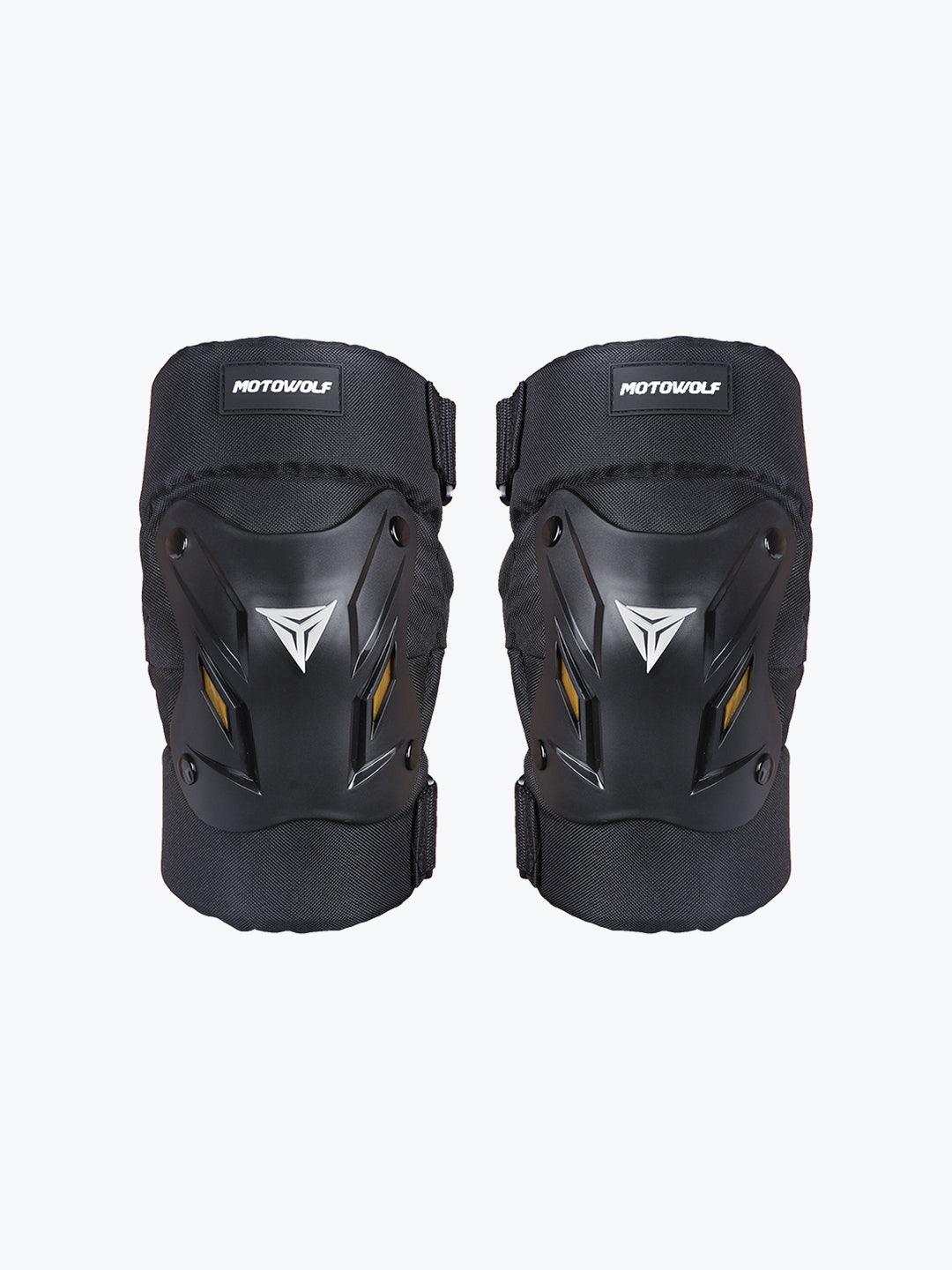 Motowolf Knee Pad Black 1034 - Moto Modz