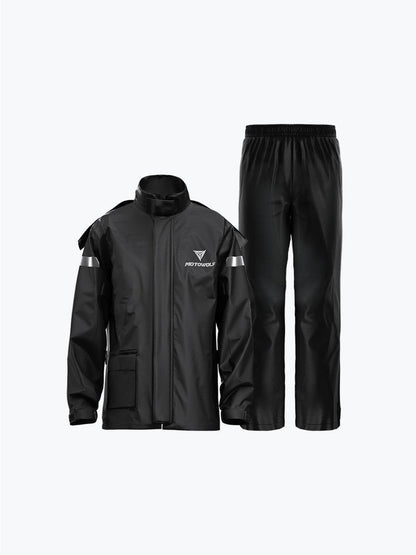 Motowolf Raincoat Black 0401 - Moto Modz