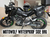 MOTOWOLF | Bumper bag | Bike Side Bag | Crash Guard Bag | 8L | Dirt Proof | Abrasion Resistant | Fully Waterproof | Quick Disassemble |  Multifunction | Large Capacity Bag - BLACK