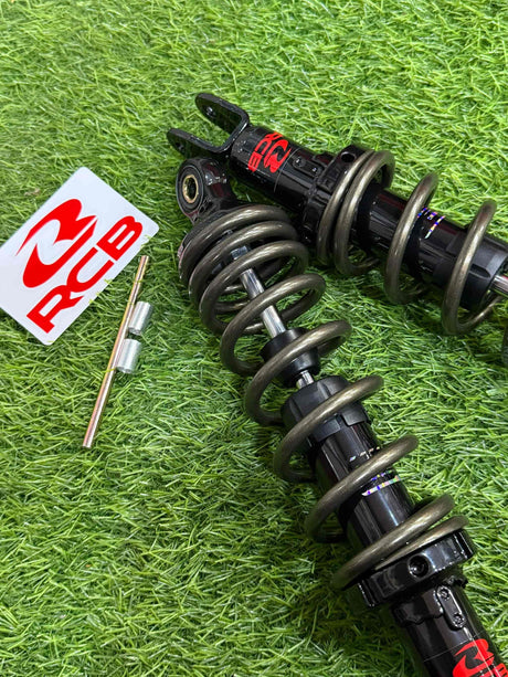 RCB REAR SHOCK ABSORBER A3 AEROX 155 305MM 01A0266 (titanium, 305mm, AEROX)
