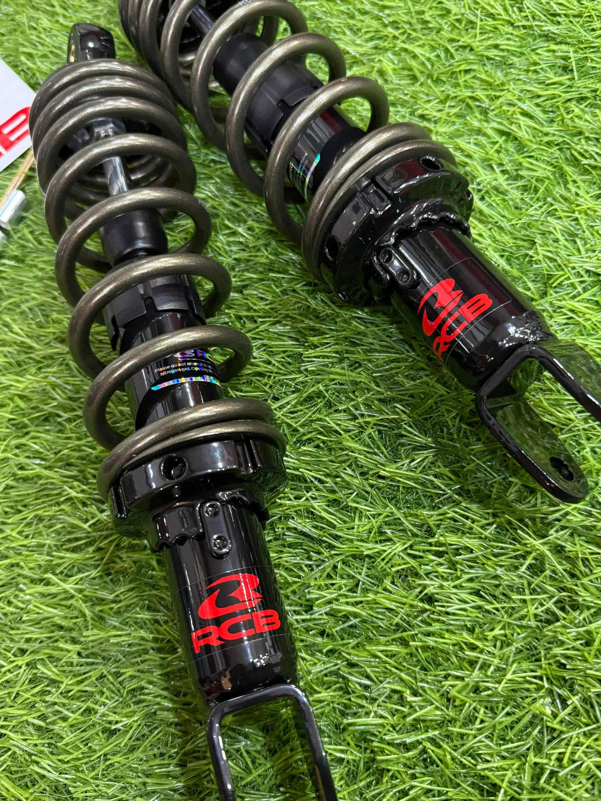 RCB REAR SHOCK ABSORBER A3 AEROX 155 305MM 01A0266 (titanium, 305mm, AEROX)