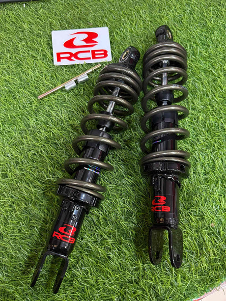 RCB REAR SHOCK ABSORBER A3 AEROX 155 305MM 01A0266 (titanium, 305mm, AEROX)