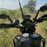 KTM Adventure 390 windshield /big visor GIVI type with clamp set  ( MOTOCARE)