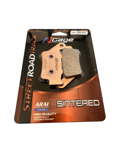 COMBO - BMW 310 GS / 310 R / 310 RR | front and rear sintered brake pads | NGAGE POWERPARTS - ARAI Certified for Extreme Performance