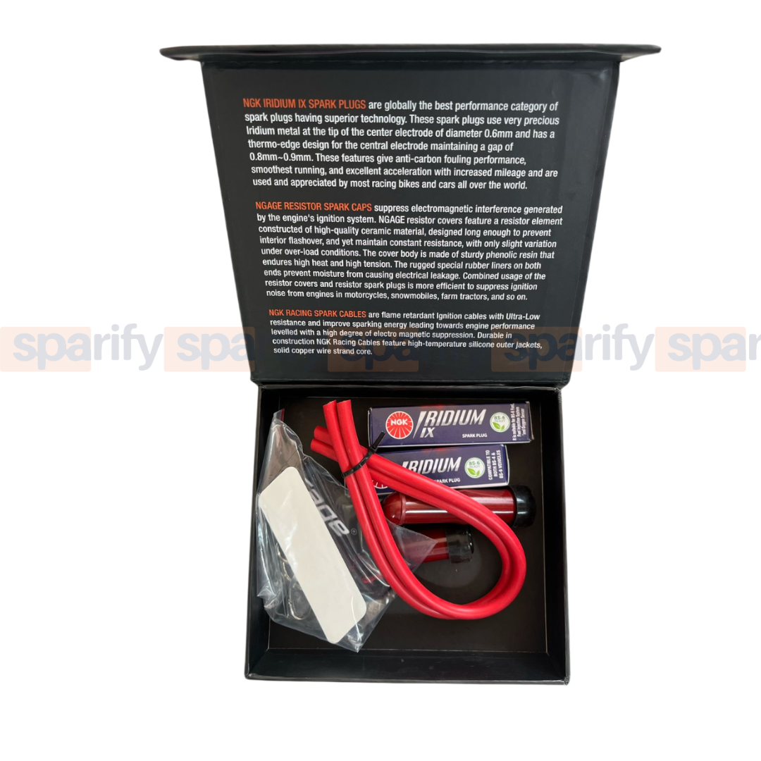 RE SUPER METEOR 650 - SHOTGUN 650 | High performance | Spark plug cable kit | Resistor Spark Caps