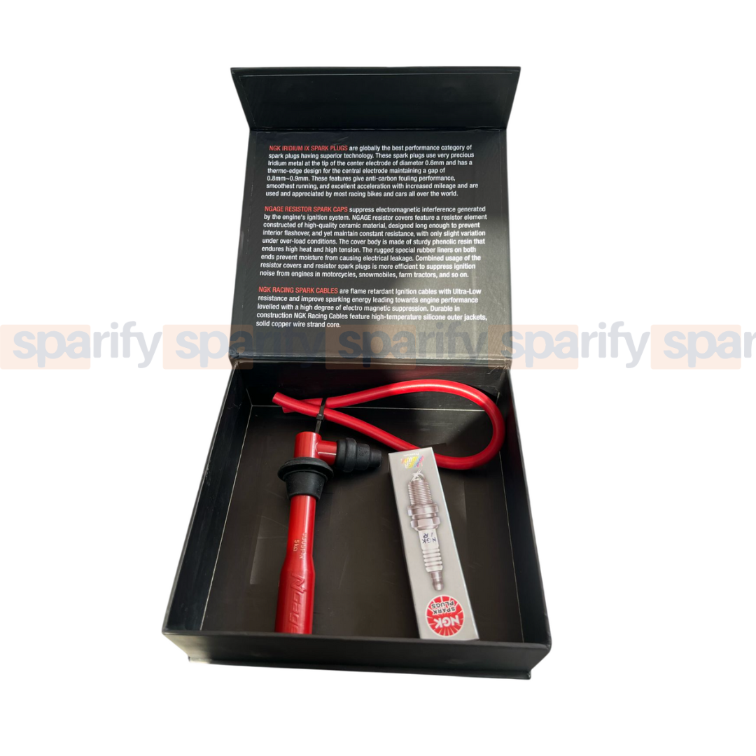 RE Himalayan/Guerrilla 450 | High performance | Spark plug cable kit | Resistor Spark Caps