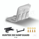 O.E Type Sump Guard For Hunter 350 (Silver) SB 731 / HT EXHAUST