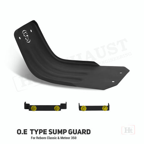 Hitech O.E TYPE SUMP GUARD FOR METEOR AND REBORN CLASSIC BLACK MATT