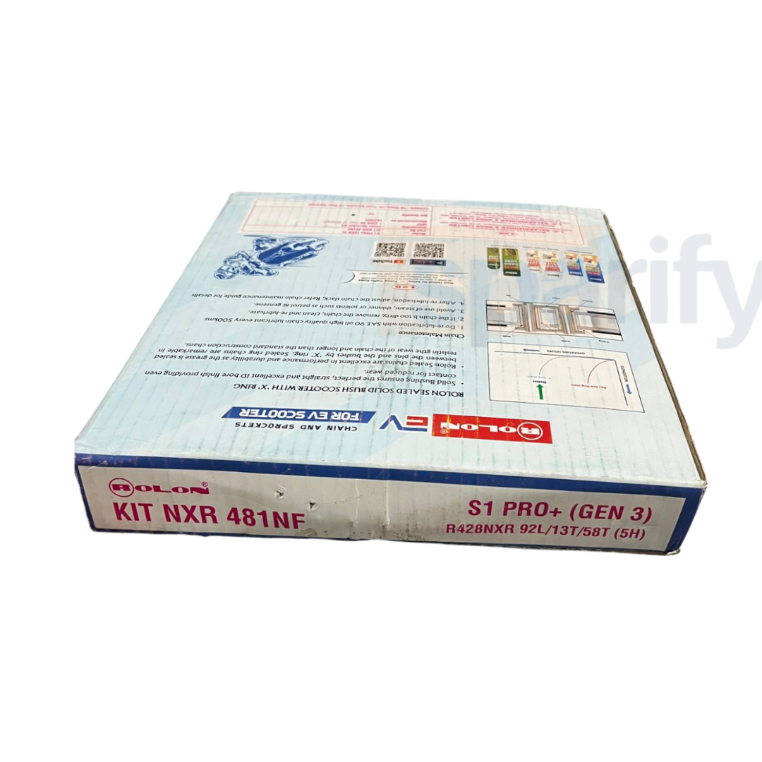 Ola S1 PRO+ ( GEN 3 ) Chain Sprocket kit - Rolon - NXR 481NF
