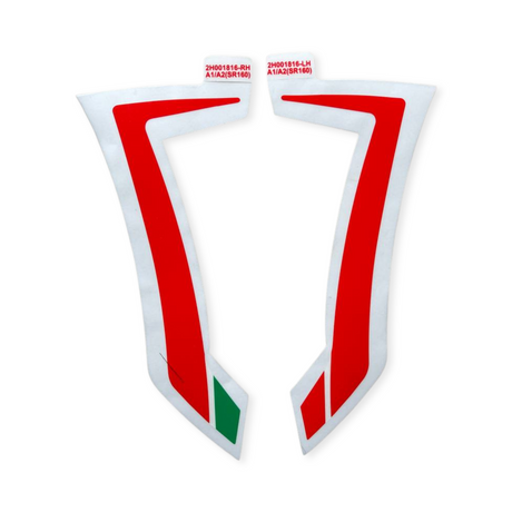 Aprilia SR 150 complete sticker decals kit red black graphics body wrap scooter